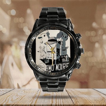 Discover BMO Noire Adventure Time Calendar Steel Band Watch