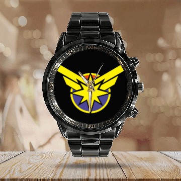 Discover Captain Marvel Colorful Calendar Steel Band Watch