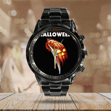 Discover Halloween 1978 Original Graphic Calendar Steel Band Watch