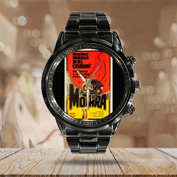 Discover MOTHRA - Poster - Kaiju Apparel - Calendar Steel Band Watch