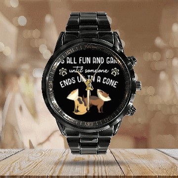 Discover Vet Student Veterinarian Calendar Steel Band Watch