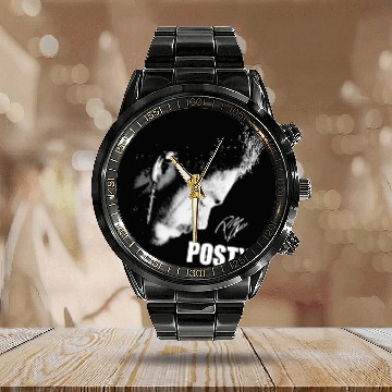 Discover vintage Post Malone 2022 Calendar Steel Band Watch, Post Malone Twelve Carat Tour 2022
