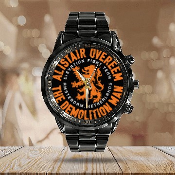 Discover Alistair Overeem Calendar Steel Band Watch