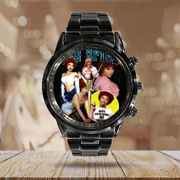 Discover Vintage 90s Ice Spice Rapper Calendar Steel Band Watch