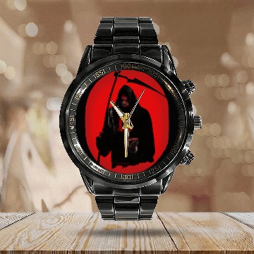 Discover Be The Grim Reaper Patrick Mahomes Kingdom Calendar Steel Band Watch