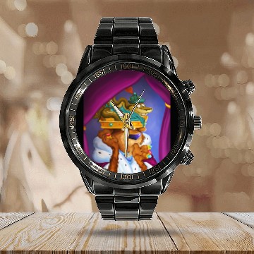 Discover Prince John and Sir Hiss - Robin Hood - Calendar Steel Band Watch