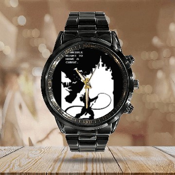 Discover Castlevania Calendar Steel Band Watch