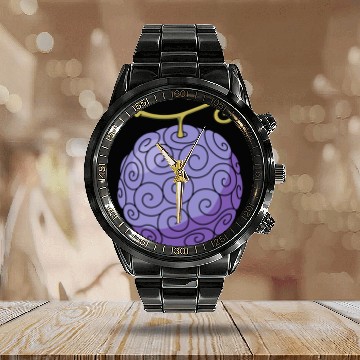 Discover Gomu Gomu no Mi - Devil Fruit Calendar Steel Band Watch