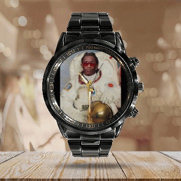 Discover YOUNG THUG Calendar Steel Band Watch - Concert Merch