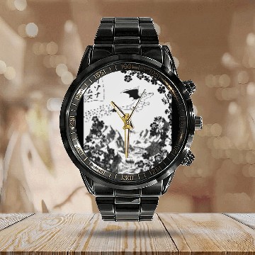 Discover Flying Charizard Calendar Steel Band Watch