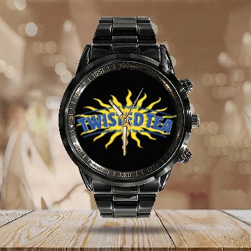 Discover Twisted tea Calendar Steel Band Watch