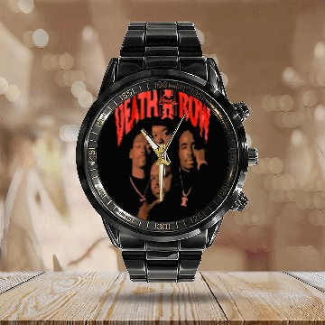 Discover AL288 - Death Row Records Calendar Steel Band Watch