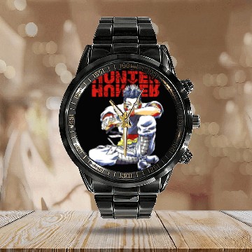 Discover hisoka - Hisoka - Calendar Steel Band Watch