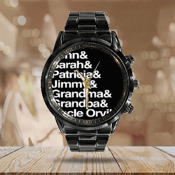 Discover Carousel of Progress - Disney - Calendar Steel Band Watch