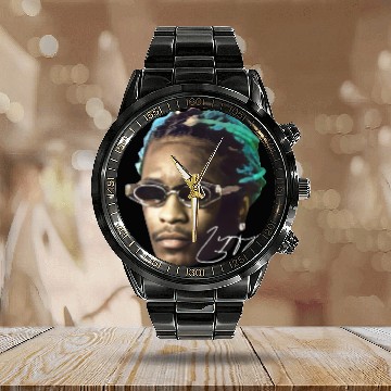 Discover Young Thug Vintage Calendar Steel Band Watch