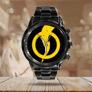 Discover Static shock - Dc - Calendar Steel Band Watch
