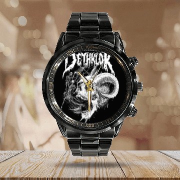 Discover metalocalypse dethklok band Calendar Steel Band Watch