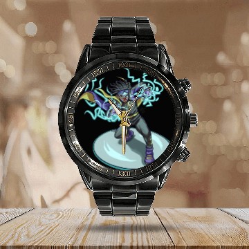 Discover Static Shock Calendar Steel Band Watch