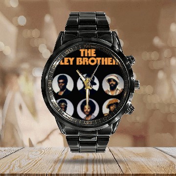 Discover The Isley Brothers Classic Calendar Steel Band Watch