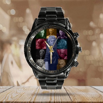 Discover Astarion Eras Tour - Without Words Calendar Steel Band Watch