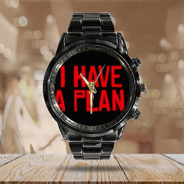 Discover I have a plan RDR2 - Red Dead Redemption 2 - Calendar Steel Band Watch