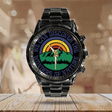 Discover Grateful dead Calendar Steel Band Watch