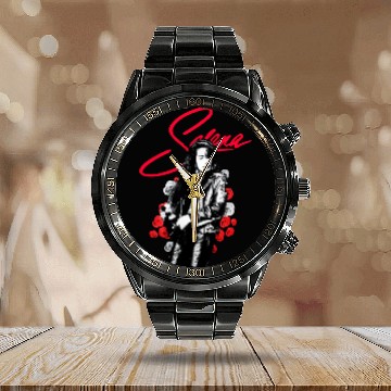 Discover Selena Quintanilla Calendar Steel Band Watch