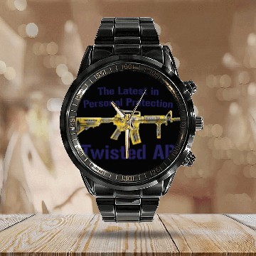 Discover Twisted Tea AR Calendar Steel Band Watch