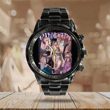 Discover Eras Tour Sweat 1041 Calendar Steel Band Watch