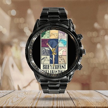 Discover Brey Eras Tour 852 Calendar Steel Band Watch