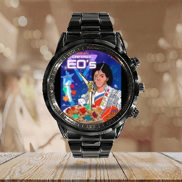 Discover Captain EO's Cereal - Captain Eo - Calendar Steel Band Watch