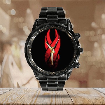 Discover Red Marker - Dead Space - Calendar Steel Band Watch