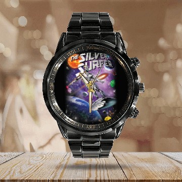 Discover Silver Surfer custom Calendar Steel Band Watch