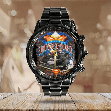 Discover 2016 Jonathan Davenport Superman Kevin Rumley Racing Calendar Steel Band Watch