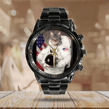 Discover ASTRO CAT Calendar Steel Band Watch