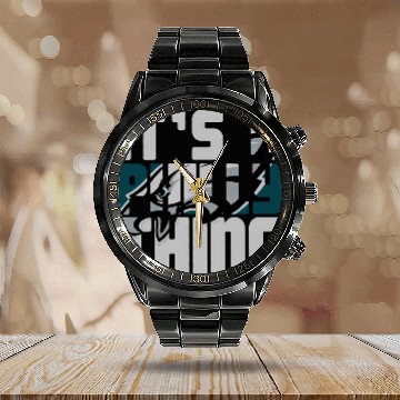 Discover "It's A Philly Thing" Calendar Steel Band Watch