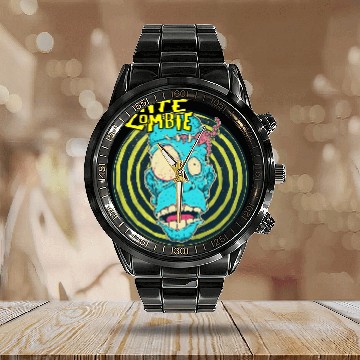 Discover White zombie Calendar Steel Band Watch