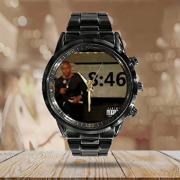 Discover Dave Chappelle 846 George Floyd Men's Unisex Calendar Steel Band Watch