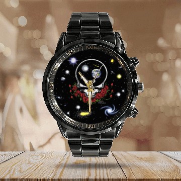 Discover 1990's The GRATEFUL DEAD Calendar Steel Band Watch