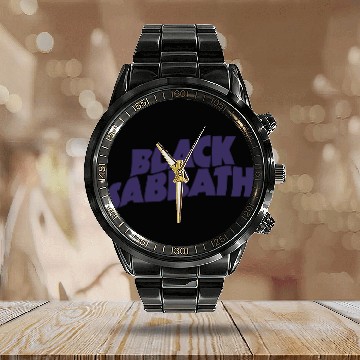 Discover Black Sabbath Classic logo Baseball Jerseys Calendar Steel Band Watch