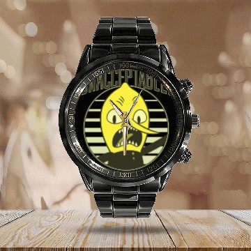 Discover Cn Adventure Time Lemongrab Unacceptable Calendar Steel Band Watch