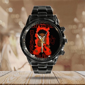 Discover Strength Calendar Steel Band Watch
