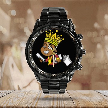 Discover young dolph merch Calendar Steel Band Watch