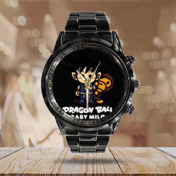 Discover dragon ball Calendar Steel Band Watch