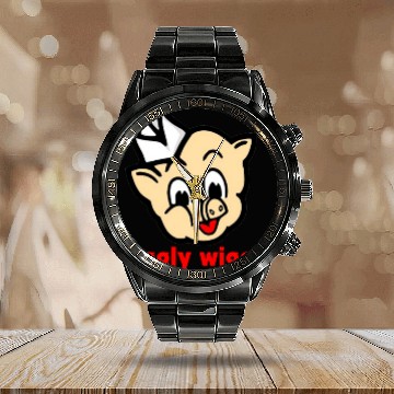 Discover Piggly Wiggly Calendar Steel Band Watch