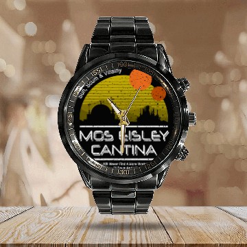 Discover Mos Eisley Cantina - Mos Eisley - Calendar Steel Band Watch