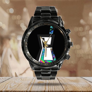 Discover Purdue Pharmacy Logo Calendar Steel Band Watch