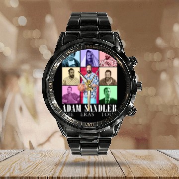 Discover Eras Tour Adam Sandler Baseball Tees Calendar Steel Band Watch