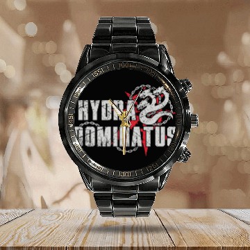 Discover Hydra Dominatus - Alpha Legion - Calendar Steel Band Watch