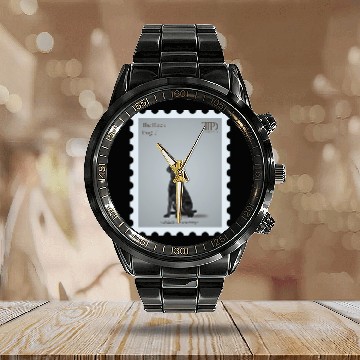 Discover The Black Dog Tayl0r Swift TTPD Calendar Steel Band Watch